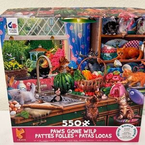 Ceaco Paws Gone Wild 550 Piece Jigsaw Puzzle